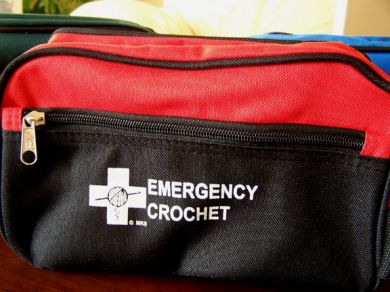Emergency Crochet Bag (Red)